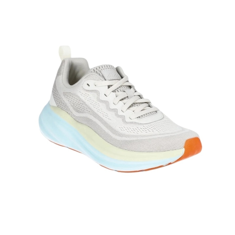 Avia Women’s Performance Sneaker with Pastel Sole and Orange Toe